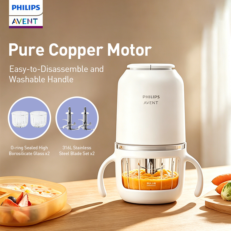 Baby Food Maker - フィリップス アベント ベビーフードメーカー 150W 2つのガラスカップ 2つのブレード