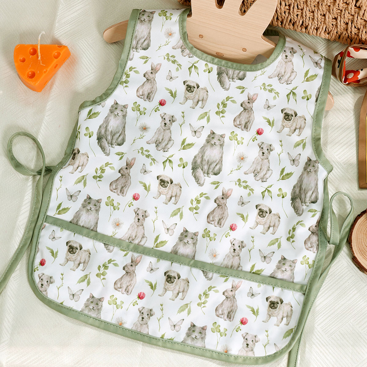 Baby Food Hipp - HappyFlute 散らかり防止ベビーよだれかけ 防水ベビーエプロン 洗濯機で洗えるベビーよだれかけ 食事用