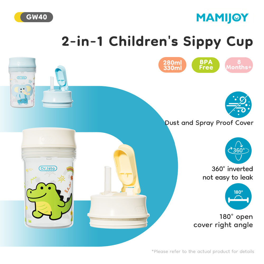 Baby Food Hipp - MAMIJOY GW40 キッズウォーターボトル 280/330ml BPAフリー シッピーカップ