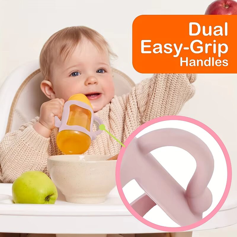哺乳瓶ハンドル耐久性のある食品グレードのシリコーンシッピーカ - Baby Food Hipp のレビューと価格