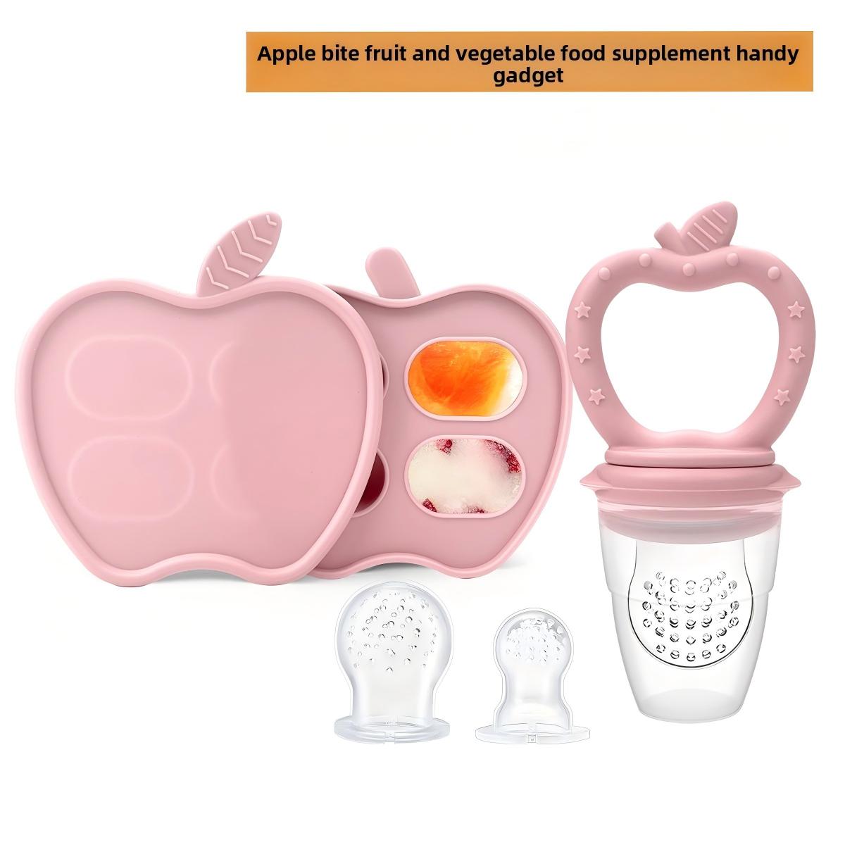 赤ちゃんが自分の手を食べるのを防ぐ新しいアップル歯固めアイス - Baby Food Apple のレビューと価格