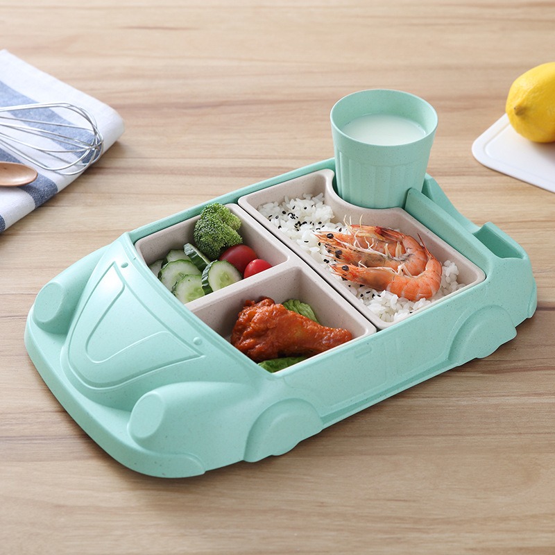 クリエイティブ車の形の竹繊維ベビー給餌ボウル食品グレード漫画 - Baby Food With Fiber のレビューと価格