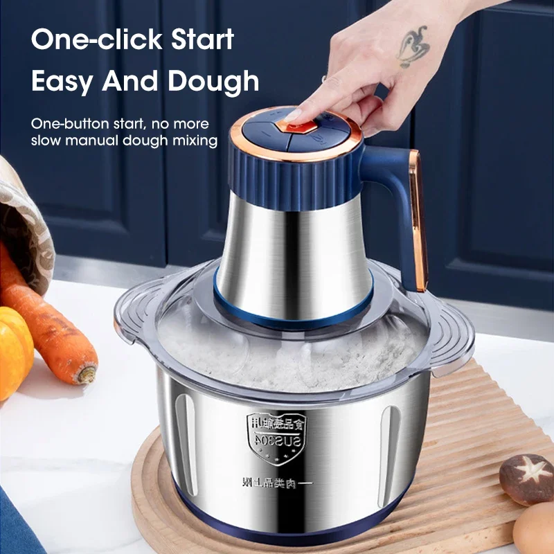 家庭用5L電動ミートグラインダー、304ステンレス製ボウル付 - Baby Food Maker のレビューと価格