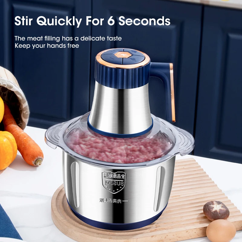 家庭用5L電動ミートグラインダー、304ステンレス製ボウル付 - Baby Food Maker のレビューと価格